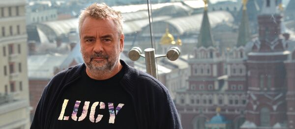 Luc Besson presents his movie Lucy in Moscow Luc Besson presents his movie Lucy in Moscow - Sputnik 日本