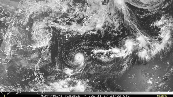 台風５号 - Sputnik 日本