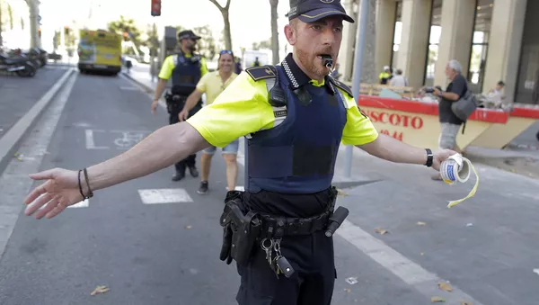バルセロナの警察 - Sputnik 日本