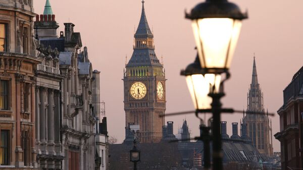 Вид на Биг-Бен с Трафальгарской площади, Лондон - Sputnik 日本