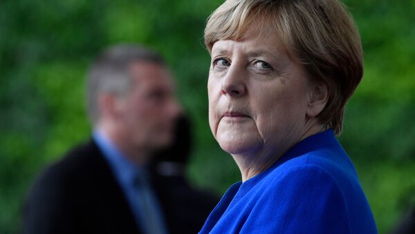 Канцлер Германии Ангела Меркель в Берлине - Sputnik 日本