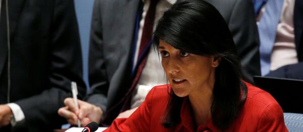 米国のヘイリー国連大使 米国のヘイリー国連大使 - Sputnik 日本