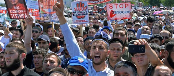 チェチェン首都で大規模集 - Sputnik 日本