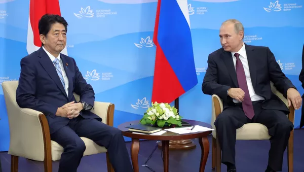 プーチン大統領と安倍首相 - Sputnik 日本