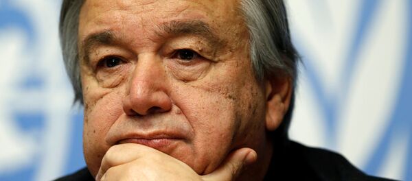 Antonio Guterres, el ex alto comisionado de Naciones Unidos para los refugiados Antonio Guterres, el ex alto comisionado de Naciones Unidos para los refugiados - Sputnik 日本