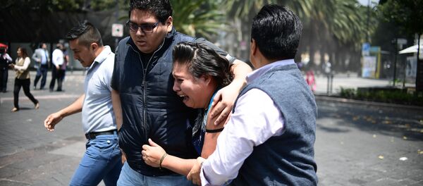 メキシコ地震後の人々 - Sputnik 日本