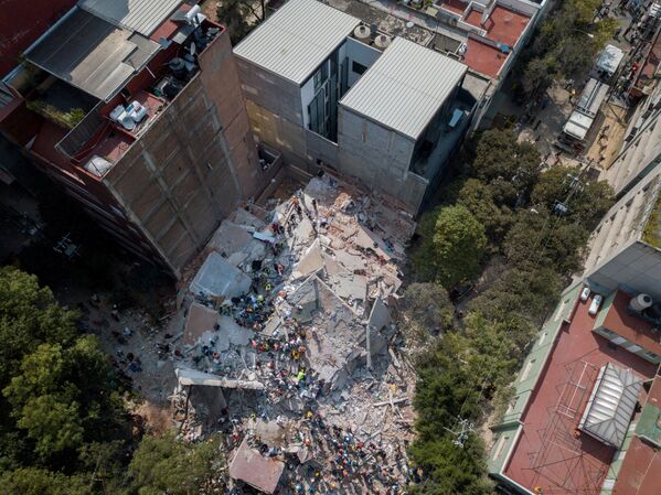 19日に発生した地震のメキシコでの被害 - Sputnik 日本