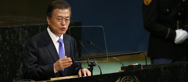 国連総会で韓国の文在寅(ムン・ジェイン)大統領 - Sputnik 日本