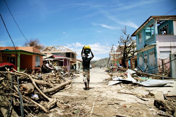 ハリケーン「マリア」で大きな被害を受けたカリブ海のドミニカ島 - Sputnik 日本