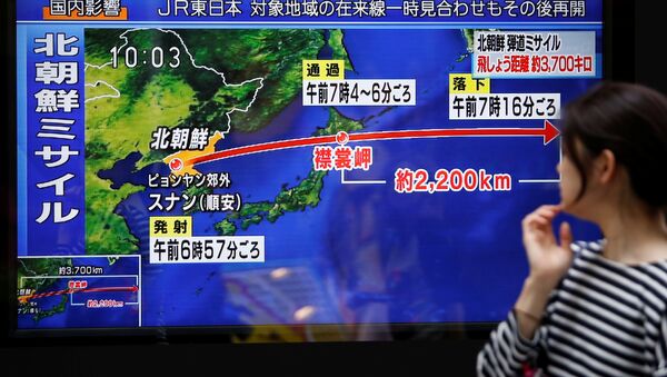 日本人が北朝鮮の発射を巡るニュースを見る - Sputnik 日本