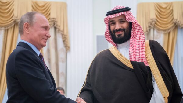 プーチン大統領とサウジアラビアの皇太子、ムハンマド・ビン・サルマン国防大臣 - Sputnik 日本