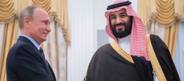 プーチン大統領とサウジアラビアの皇太子、ムハンマド・ビン・サルマン国防大臣 プーチン大統領とサウジアラビアの皇太子、ムハンマド・ビン・サルマン国防大臣 - Sputnik 日本