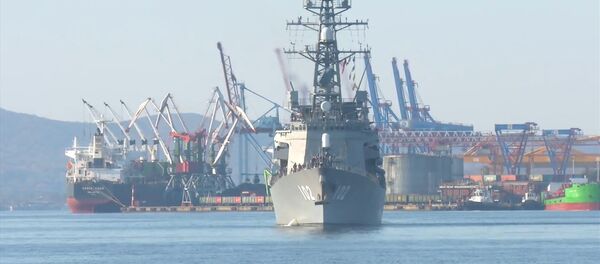 日本の海自護衛艦がウラジオストク入港 歓待を受ける! 日本の海自護衛艦がウラジオストク入港 歓待を受ける! - Sputnik 日本