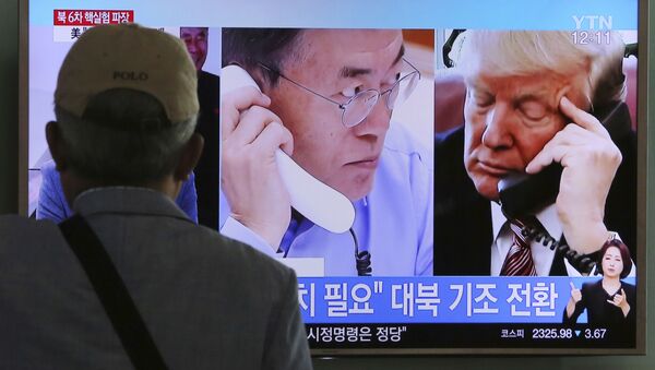 米韓首脳、北朝鮮に「制裁と圧迫」　同盟を強化 - Sputnik 日本