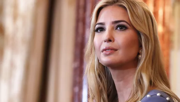 Ivanka Trump listens during a 2017 Trafficking in Persons Report ceremony at the State Department, Tuesday, June 27, 2017, in Washington. - Sputnik 日本