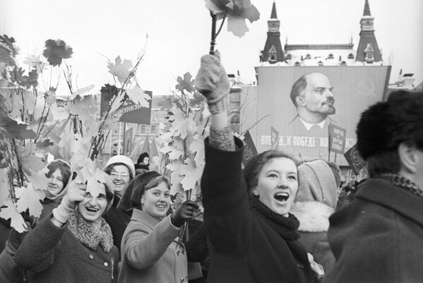 １９６９年の第５２回十月社会主義者大革命を記念した赤の広場での祝賀, 1969 год - Sputnik 日本
