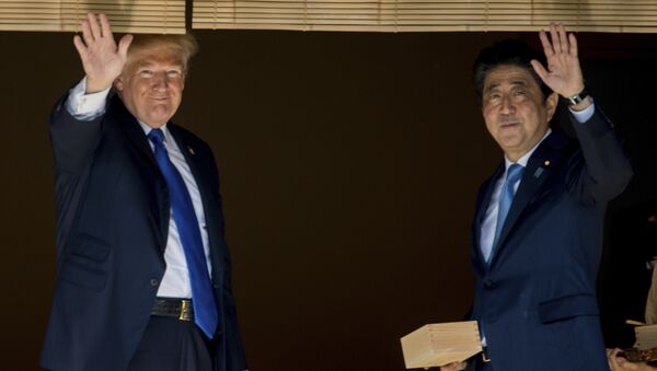 安倍首相とトランプ大統領【アーカイブ写真】 - Sputnik 日本