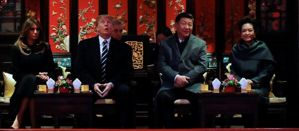 トランプ氏が訪中 北京厳戒、ホテル周辺に柵が設置【写真】 トランプ氏が訪中 北京厳戒、ホテル周辺に柵が設置【写真】 - Sputnik 日本