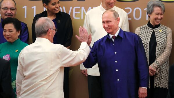 プーチン大統領とペルーのクチンスキ大統領 - Sputnik 日本