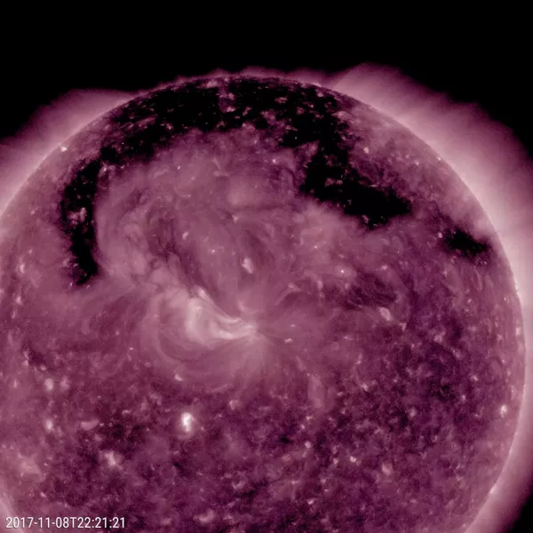 太陽に出現したコロナホールの画像 太陽に出現したコロナホールの画像 - Sputnik 日本