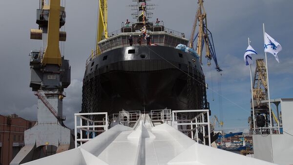 ロシア海軍の新世代砕氷船が進水式 - Sputnik 日本