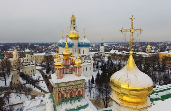 モスクワ州セルギエフ・ポサードの至聖三者聖セルギイ大修道院 - Sputnik 日本