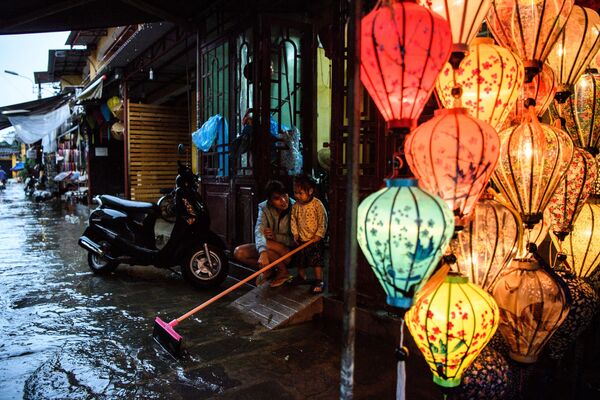 強力な台風ダムリの影響で洪水が発生した　ベトナムのハノイ - Sputnik 日本
