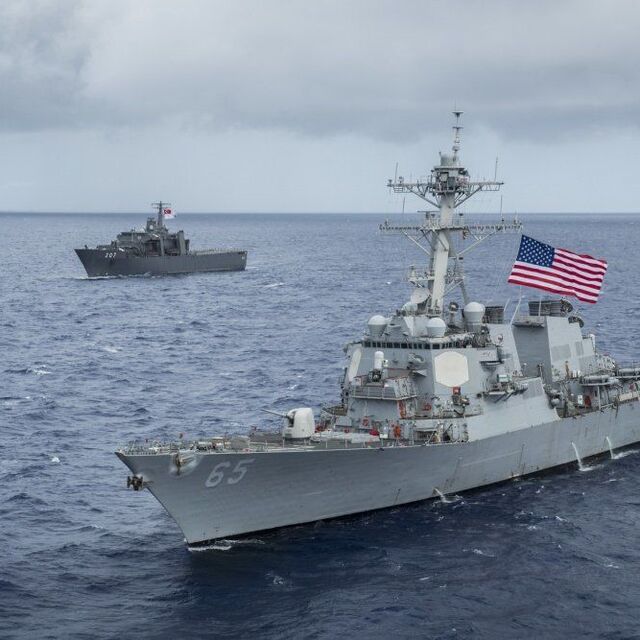 USA製 米軍 USS ブキャナン (ミサイル駆逐艦)シップキャップ 米軍のミサイル駆逐艦が台湾海峡を通過 - 2021年7月29日