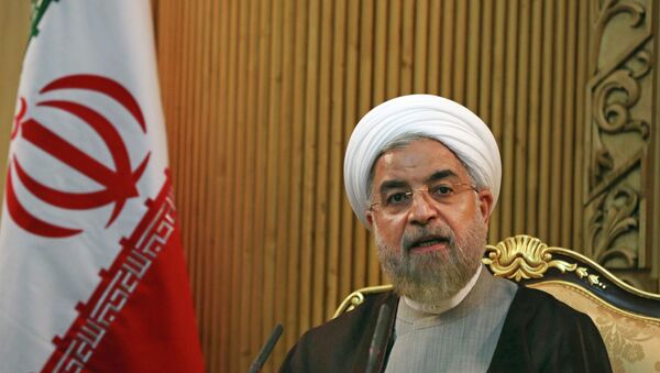 Der iranische Präsident Hassan Rouhani - Sputnik 日本