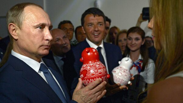 プーチン大統領、ミラノ万博ロシア館オープンを宣言 - Sputnik 日本
