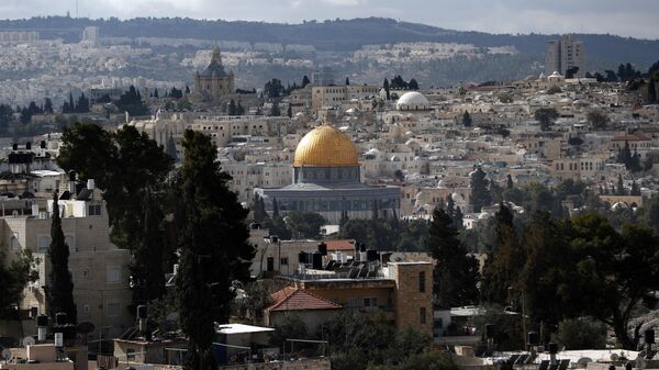 Вид на старый город и мечеть аль-Акса в Иерусалиме - Sputnik 日本