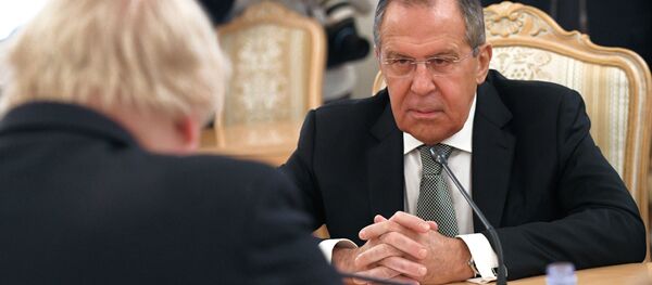 ロシアのラブロフ外相と英国のジョンソン外相 - Sputnik 日本