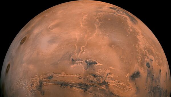 Вид из космоса на долины Маринер на Марсе - Sputnik 日本