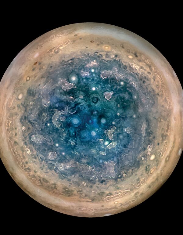 嵐に覆われた木星の南極 - Sputnik 日本