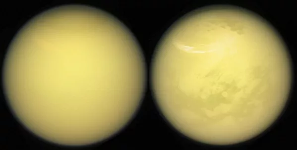 米航空宇宙局(NASA)の探査機「カッシーニ」が撮影した土星の衛星「タイタン」の画像 米航空宇宙局(NASA)の探査機「カッシーニ」が撮影した土星の衛星「タイタン」の画像 - Sputnik 日本