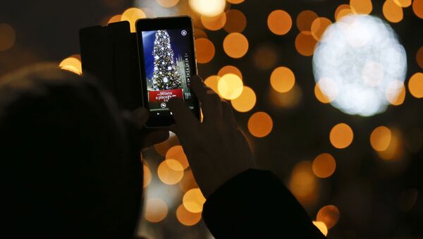 ミラノのクリスマスツリー【資料写真】 - Sputnik 日本