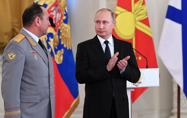 プーチン大統領　シリア軍事作戦参加の兵士らに国家褒章を授与 - Sputnik 日本