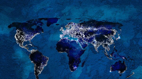 Карта глобального взаимодействия на планете Земля - Sputnik 日本