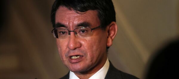 Министр иностранных дел Японии Таро Коно Министр иностранных дел Японии Таро Коно - Sputnik 日本