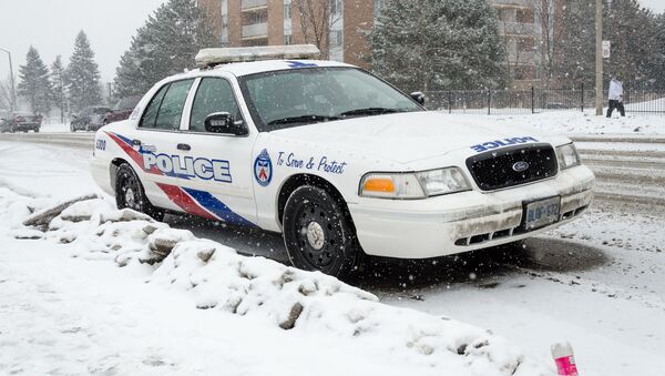 カナダ　道路脇に雪で作った大型車に警察が切った「駐車違反カード」 - Sputnik 日本