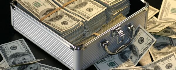 Чемодан с пачками долларов - Sputnik 日本