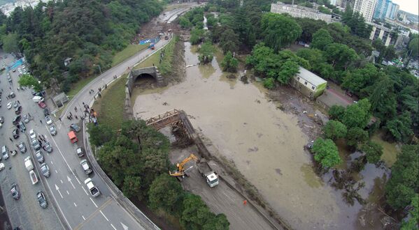 水の支配下に：トビリシの洪水 - Sputnik 日本