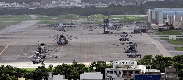 La base militar estadounidense en la isla de Okinawa - Sputnik 日本
