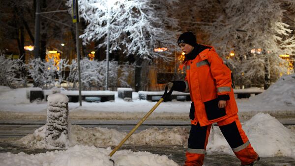 Уборка снега в Москве - Sputnik 日本