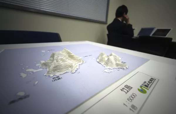 竹島のモデル 竹島のモデル