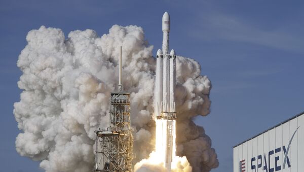 Старт ракеты-носителя Falcon 9 SpaceX heavy с космодрома Канаверал - Sputnik 日本