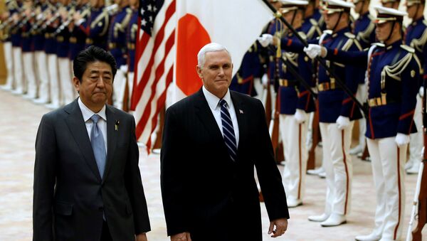 ペンス副大統領と安倍首相 - Sputnik 日本
