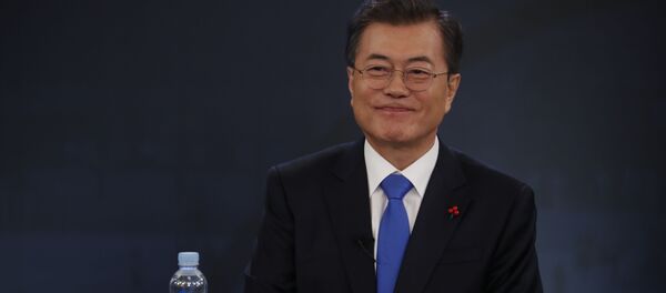 Президент Южной Кореи Мун Джэин - Sputnik 日本