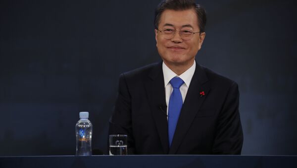 Президент Южной Кореи Мун Джэин - Sputnik 日本