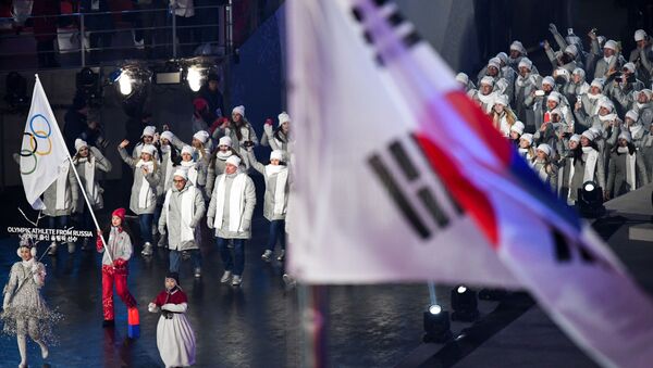 ロシア選手、五輪旗の下で平昌五輪の開会式出席 - Sputnik 日本